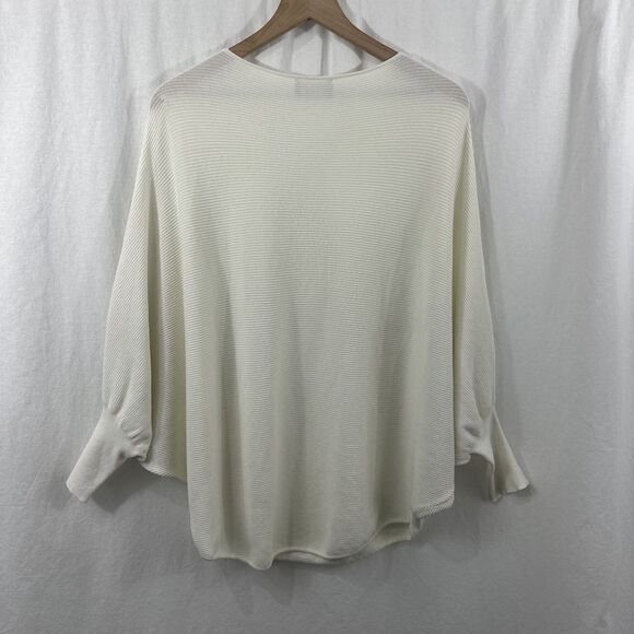 Kerisma RYU ll Boat Neck Ribbed Dolman Sleeve Oversized Top Womens M/L Lagenlook - Picture 2 of 6